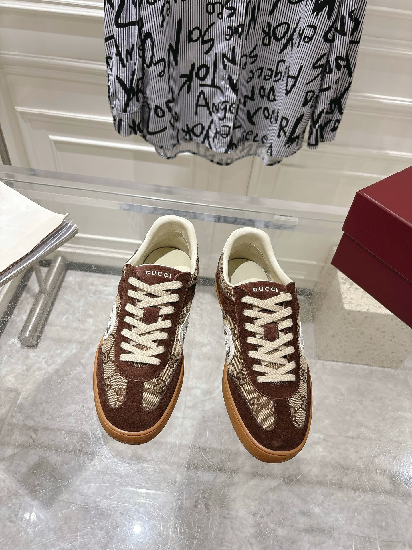 Monogram low-top sneaker